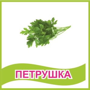 Табличка "Петрушка"