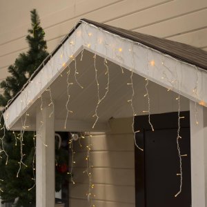 БАХРОМА уличная, УМС, Ш:3м, В:0.6м, Н.С. 3W LED-160-220V, ЖЕЛТЫЙ 