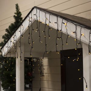 БАХРОМА уличная, УМС, Ш:3м, В:0.6м, Н.Т. 3W LED(IP65-O)-160-220V, ЖЕЛТЫЙ 