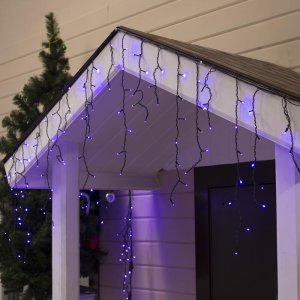 БАХРОМА уличная, УМС, Ш:3м, В:0.6м, Н.Т. 3W LED-160-220V, ФИОЛЕТ 