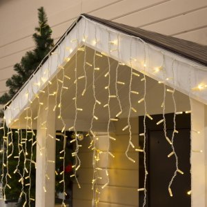 БАХРОМА уличная, УМС, Ш:3м, В:0.9м, Н.Б. 3W LED(IP65-O)-232-220V, Т/БЕЛЫЙ 
