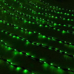 Гирлянда "Дождь" улич. Ш:2 м, В:1,5 м, Н.Т. LED-400-220V, контр. 8 р, ЗЕЛЕНЫЙ 