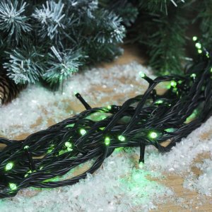 НИТЬ уличная, УМС, Д: 10 м, Н.Т. 3W LED-100-220V, ЗЕЛЕНЫЙ 
