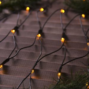СЕТЬ, уличная УМС Ш:2м, В:1,5м, Н.Т. 3W LED-192-220V, ЖЕЛТЫЙ 