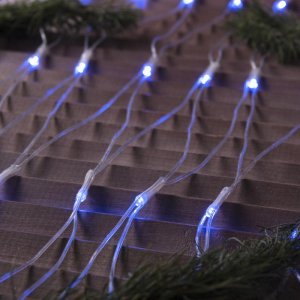 СЕТЬ, уличная УМС Ш:2м, В:3м, Н.С. 3W LED-384-220V, СИНИЙ 