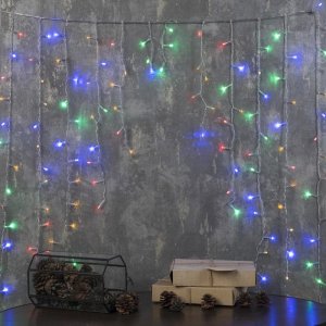 БАХРОМА, Арка, Ш:1 м, В:1 м, Н.С. LED-126-220V, 8 режимов, МУЛЬТИ 