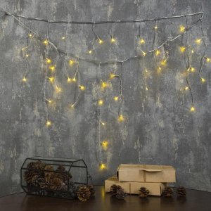 БАХРОМА, Ш:1.8 м, В:0.5 м, Н.С. LED-48-220V, 8 режимов, Т/БЕЛЫЙ 