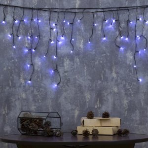 БАХРОМА, Ш:1.8 м, В:0.5 м, Н.Т. LED-48-220V, 8 режимов, БЕЛЫЙ 