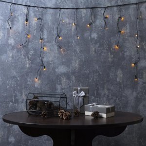БАХРОМА, Ш:1.8 м, В:0.5 м, Н.Т. LED-48-220V, 8 режимов, ЖЕЛТЫЙ 