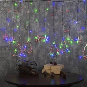 БАХРОМА, Ш:2.4 м, В:0.9 м, Н.С. "ЕЛКИ", LED-138-220V, 8 режимов, МУЛЬТИ 