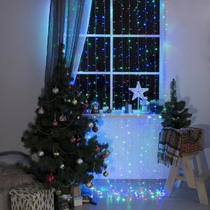 ЗАНАВЕС, УМС вилка Ш:2 м, В:3 м, Н.С. LED-720-220V, 8 режимов, МУЛЬТИ 
