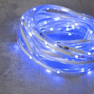 НИТЬ "Яркая лента" 5 м, SMD2835-130/10-12V, мерцание, Б/П в компл., СИНИЙ 