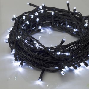 НИТЬ, 10 м, Н.Т. LED-100-220V, 8 режимов, БЕЛЫЙ 