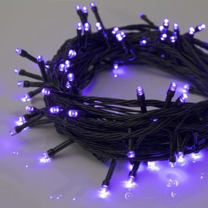 НИТЬ, 10 м, Н.Т. LED-100-220V, 8 режимов, ФИОЛЕТ 