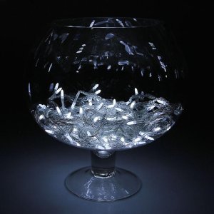НИТЬ, 10 м. “Игла”, Н.С. LED-100-220V, 8 режимов, БЕЛЫЙ 