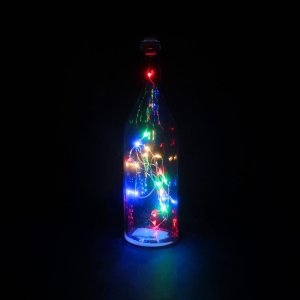 НИТЬ, 2 м. "Роса" "Бутылочная пробка" LED-20-4.5V, (LR44 3 шт в комплекте), МУЛЬТИ 