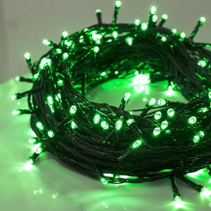 НИТЬ, 20 м, Н.Т. LED-200-220V, 8 режимов, ЗЕЛЕНЫЙ 