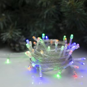НИТЬ, 5 м, Н.С. LED-50-220V, 8 режимов, МУЛЬТИ 