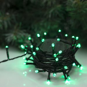 НИТЬ, 5 м, Н.Т. LED-50-220V, 8 режимов, ЗЕЛЕНЫЙ 