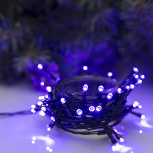 НИТЬ, 5 м, Н.Т. LED-50-220V, 8 режимов, ФИОЛЕТ 