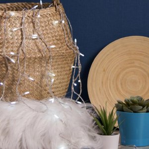 НИТЬ, 5 м. “Игла”, Н.С. LED-50-220V, 8 режимов, БЕЛЫЙ 