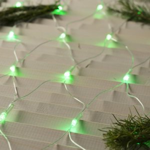 СЕТЬ, Ш:1,6 м, В:1,6 м, Н.С. LED-144-220V, 8 режимов, ЗЕЛЕНЫЙ 