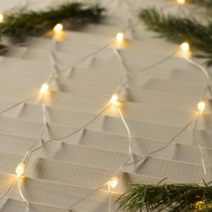 СЕТЬ, Ш:1,6 м, В:1,6 м, Н.С. LED-144-220V, 8 режимов, Т/БЕЛЫЙ 