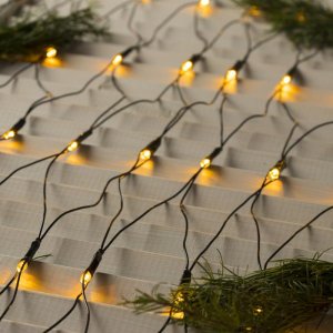 СЕТЬ, Ш:2 м, В:2 м, Н.Т. LED-224-220V, 8 режимов, ЖЕЛТЫЙ 
