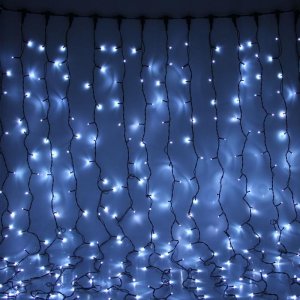 ЗАНАВЕС уличная, УМС, Ш:2 м, В:9 м, Н.Т. 3W LED-1800-220V, БЕЛЫЙ 