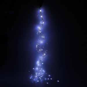 Гирлянда "Конский хвост (капля росы)" 24 нити по 1,5 м., LED-360-12V, контроллер 8 режимов, БЕЛЫЙ 1
