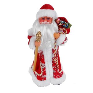 Дед Мороз, в красной шубе 27см