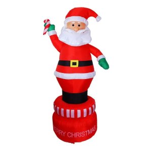 Надувная фигура "Дед Мороз" (крутится вокруг себя)