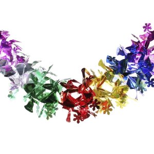 Гирлянда-растяжка "Колокольчики и снежинки" набор 2шт