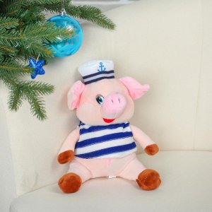 Мягкая игрушка "Поросёнок морячок", 20 см       