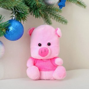 Мягкая игрушка "Поросюшка в розовой футболке" 