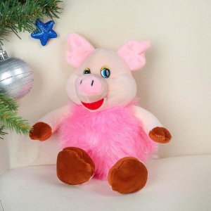 Мягкая игрушка "Свинюшка пушистое тельце" 