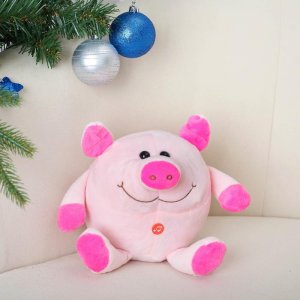 Мягкая музыкальная игрушка "Весёлый поросёнок" 