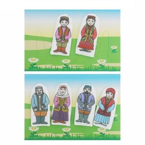 Набор пальчиковых кукол "Семья татарская"