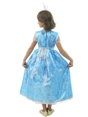 Костюм Принцесса Бирюзовая Люкс 102047104 галерея 1