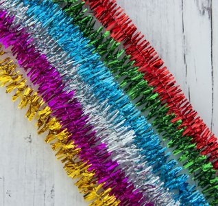 Мишура № 2 Иней, микс 30шт в наборе 