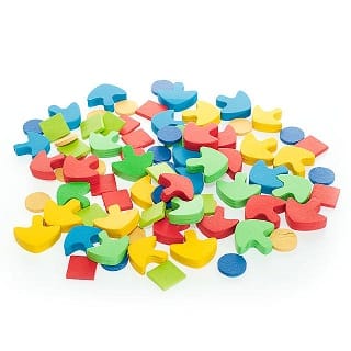 Счетный набор из дерева (в комплекте брусок для счетных палочек) 9664 галерея 4