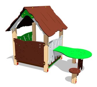 Домик «Хижина со столиком»