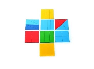 Дробные части квадрата 12*12*5 см 201411 галерея 1