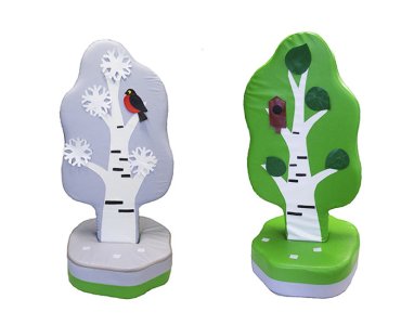 Мягкое интерактивное дерево "4 сезона"