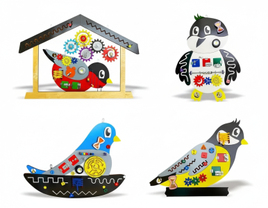 Набор настенных бизибордов «Птицы России №3»