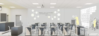 Проект интерьерного оформления кабинета химии 41106 галерея 3