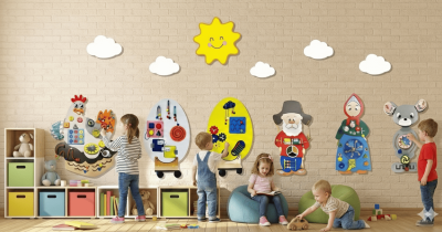 Развивающий комплекс бизибордов «Курочка Ряба» 202665816 галерея 1