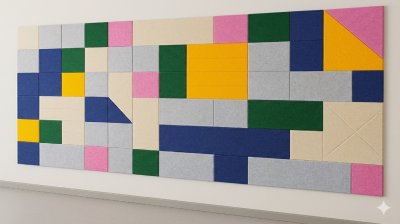 Комплект акустических войлочных стендов "Мозаика настроения" 