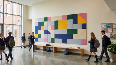 Комплект акустических войлочных стендов "Мозаика настроения"  КВС-57 галерея 1