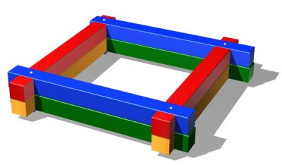 Детская песочница «Городок»